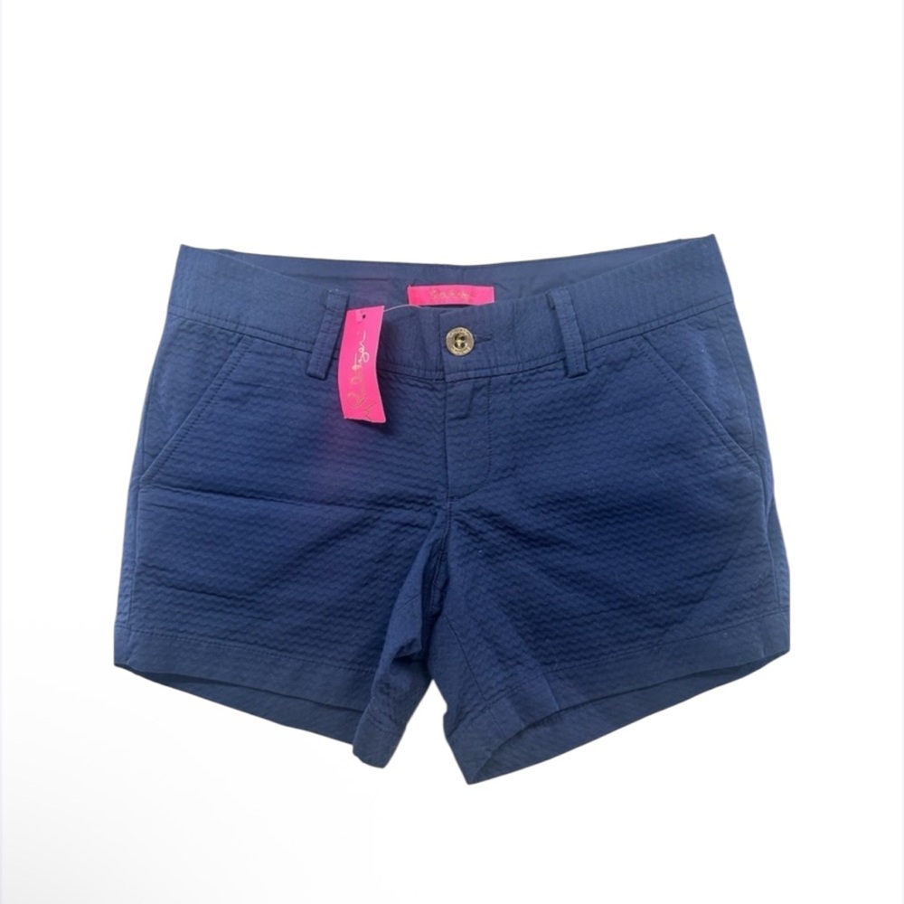 Lilly Pulitzer NWT Callahan‎ Shorts Blue Women's Size 2
